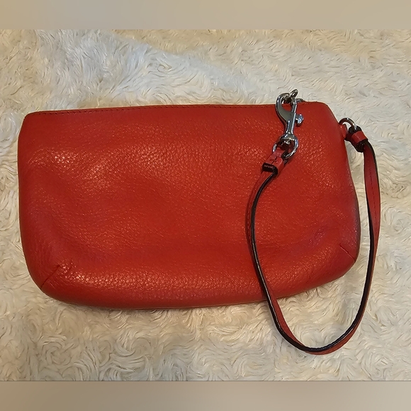 Coach Cherry Red Leather Shoulder Bag - Picture 11 of 12